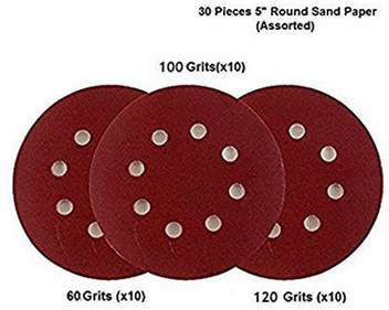 Isc Velcro Sanding Disc Paper 60 100 120 Grit For Velcro Pad 5