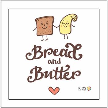 Bread And Butter Paper Print Animation Cartoons Posters In