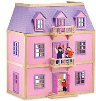 melissa and doug multi level dollhouse