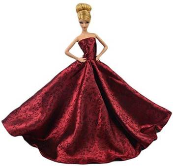 Generic 1 Pcs Red Chinese Style Gorgeous Classic Strapless Wedding
