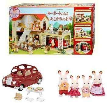 Generic House Car Doll Set Of Longing With A Sylvania Family House