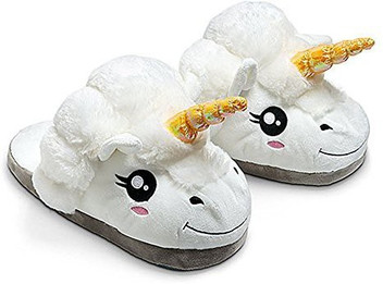 white slip on slippers