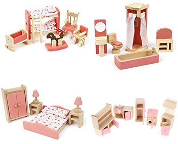 barbie bedroom and bathroom set