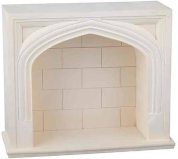 Houseworks Ltd Dollhouse Miniature Tudor Fireplace Dollhouse