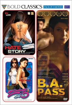 Bold Classics Set 3 B A Pass Hate Story Zindagi 50 50 Pack Of 3 Dvd S Price In India Buy Bold Classics Set 3 B A Pass Hate Story Zindagi 50 50 Pack Of 3 Dvd S Online At Flipkart Com It is distributed by bharat shah's vip films banner. b a pass hate story zindagi 50
