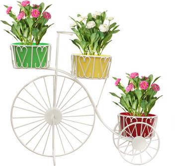 Nuha Planter Pot With Cycle Style Stand Large Tricycle Plant Container Set Price In India Buy Nuha Planter Pot With Cycle Style Stand Large Tricycle Plant Container Set Online At Flipkart Com