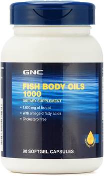 Gnc Fish Body Oil 1000 Mg Contains Both Omega 3 And 6 Fatty