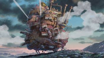 Pl Anime Studio Ghibli Howls Moving Castle Wall Poster 19 13