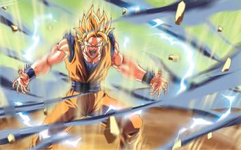 Akhuratha Anime Anime Dragon Ball Z Son Goku Super Saiyan Wall