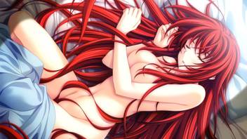 Pl Anime Redheads Sleeping Highschool Dxd Gremory Rias Wall Poster