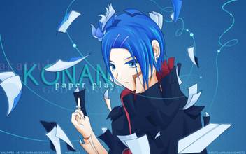 Akhuratha Anime Naruto Shippuden Konan Akatsuki Wall Poster Paper