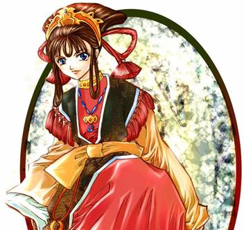 Get Wallpaper Pl Wall Poster Juuni Kokuki Tagme Character Girl Brunette Dress For Android
