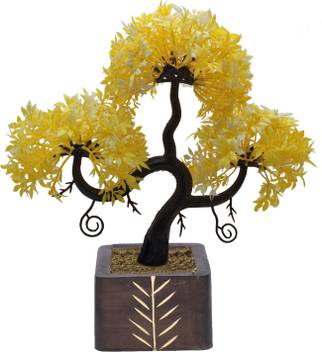 Random S Shaped Artificial Bonsai Tree With Yellow Leaves Bonsai Wild Artificial Plant With Pot Price In India Buy Random S Shaped Artificial Bonsai Tree With Yellow Leaves Bonsai Wild Artificial