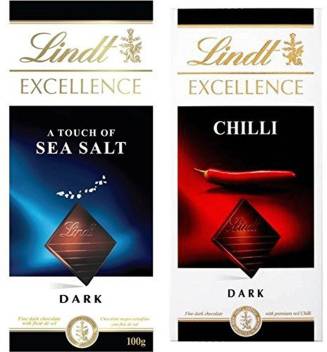 Lindt Combo Of Excellence Sea Salt Touch Chilli Chocolate 100 Grams Bars Price In India Buy Lindt Combo Of Excellence Sea Salt Touch Chilli Chocolate 100 Grams Bars Online At Flipkart Com