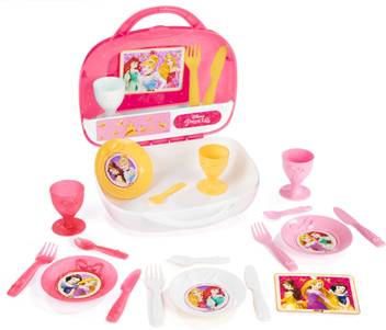 Disney Princess Role Play Kitchen Set With Bag For Girls Role