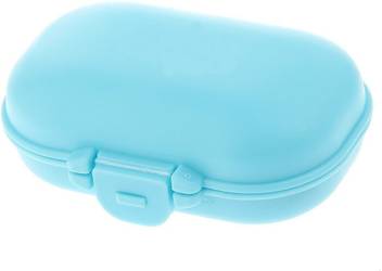 4 slot pill organizer box