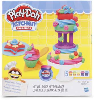 Play Doh Kitchen Creations Frost Fun Cakes Kitchen Creations