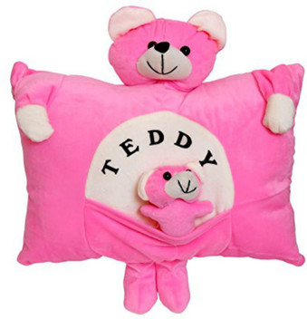 teddy bear baby pillow