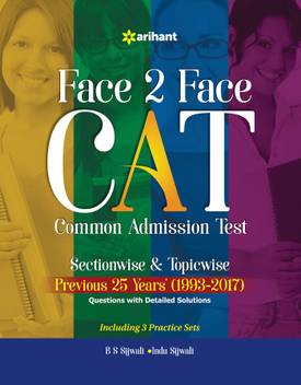 Face To Face Cat Common Admission Test Sectionwise Topicwise Previous 25 Years Buy Face To Face Cat Common Admission Test Sectionwise Topicwise Previous 25 Years By Sijwalii B S At Low