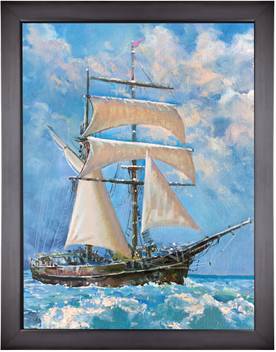 Next Drawing Of Boat Is Under Sail Printed On Cotton Canvas Fabric Digital Reprint 13 5 Inch X 18 Inch Painting Price In India Buy Next Drawing Of Boat Is Under Sail