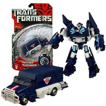Transformers Hasbro Year 2007 Movie Series Deluxe Class 6 Inch Tall Robot Action Figure Decepticon Payload With Automorph Attack Claw Vehi Hasbro Year 2007 Movie Series Deluxe Class 6 Inch