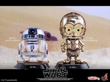 Other Action Figures Collectible Set Hot Toys Cosbaby Star Wars Rusty Version C 3po R2 D2 Com