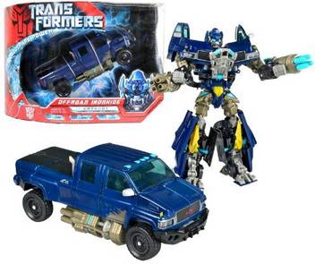 Transformers Hasbro Year 2007 Movie All Spark Power Series Voyager Class 7 Inch Tall Robot Action Figure Autobot Offroad Ironhide With Quad Hasbro Year 2007 Movie All Spark Power Series