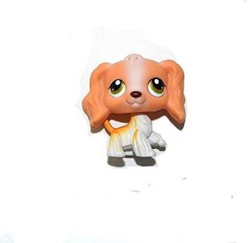 Littlest Pet Shop Rare Lps 79 Figure Blonde Tan White Cocker