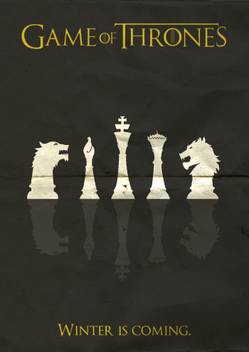 Game Of Thrones Winter Is Coming Digital Art Poster For Home