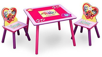 paw patrol childrens table and chairs