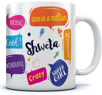 Ramposh Shweta Name Printed Ceramic Coffee 350 Ml Best Gift For Birthday Ceramic Mug Price In India Buy Ramposh Shweta Name Printed Ceramic Coffee 350 Ml Best Gift For Birthday Ceramic Mug Online