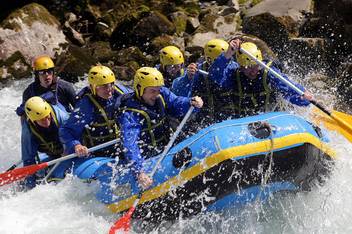 Sports White Water Rafting Hd Wall Poster Paper Print Sports