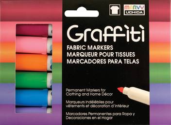 Uchida Graffiti Fabric Markers 6 Per Package Floral Graffiti Fabric Markers 6 Per Package Floral Shop For Uchida Products In India Flipkart Com