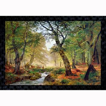 Janki Beautiful Animals In Forest Nature Scene Decorative Wall