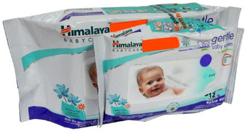 himalaya gentle baby wipes 12 pcs price