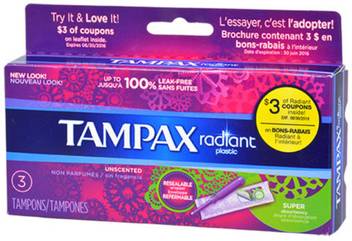Tampax Radiant Super Absorbency Tampons Buy Women Hygiene