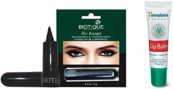 Himalaya Lip Balm Bio Kajal Nourishing And Conditioning Eye Kaajal With Almond Oil Price In India Buy Himalaya Lip Balm Bio Kajal Nourishing And Conditioning Eye Kaajal With Almond Oil Online