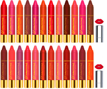 pinkish red matte lipstick