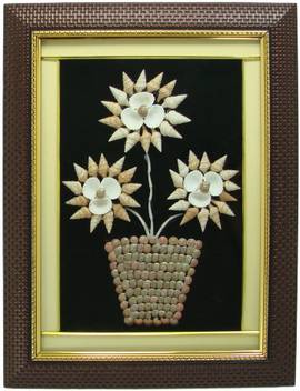 Leexotica Natural Sea Shell Wall Mountable Art Wall Hanging For