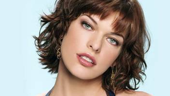 Celebrity Milla Jovovich Actresses United States Woman Pretty Cute