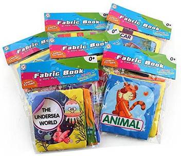 Polly Online 6 Books Fabric Books Soft Cloth Books For Baby