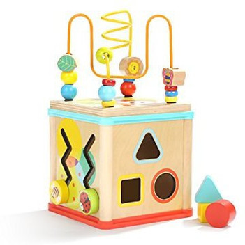 wooden cube toy baby