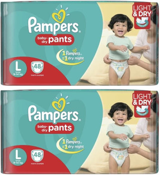 pampers large size diapers flipkart