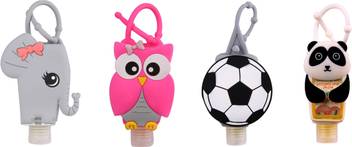 Zuci Pack Of 4 Fancy Bag Tag With Fruit S Hand Sanitizer Bottle