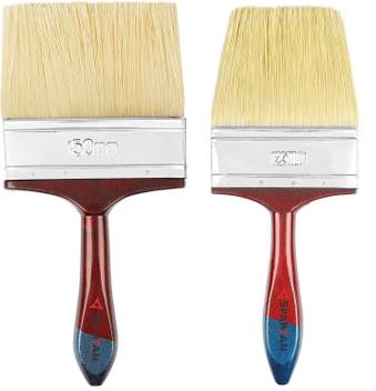 Spartan Spartan Paint Brush Multicolour set of 2 (150 MM (6 Inch) and 125  MM (5 Inch) Mnspro Natural Wall Paint Brush Price in India - Buy Spartan  Spartan Paint Brush Multicolour