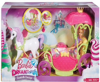 barbie dreamtopia sweetville carriage