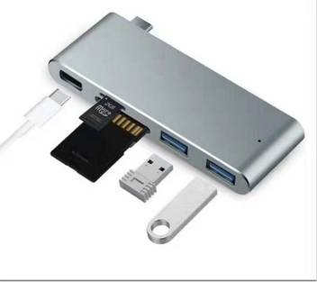 Microware 5 In 1 Usb C Hub 3 0 Adapter Usb Type C Hub With 2 Ports 3 0 Hub And Sd Card Reader For Macbook Usb C 3 1 Hub Usb Hub Price