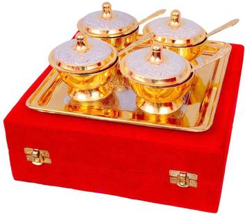 Deva Group Of Industries Handmade Silver Gold Plated Mouth