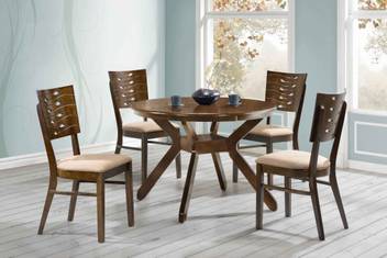 Royaloak Rigel Solid Wood 4 Seater Dining Set Price In India Buy Royaloak Rigel Solid Wood 4 Seater Dining Set Online At Flipkart Com