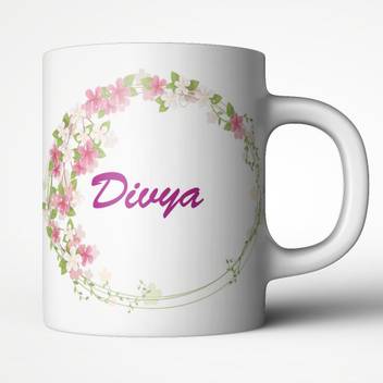 Abaronee Divya In Name Design Ceramic Mug Price In India Buy